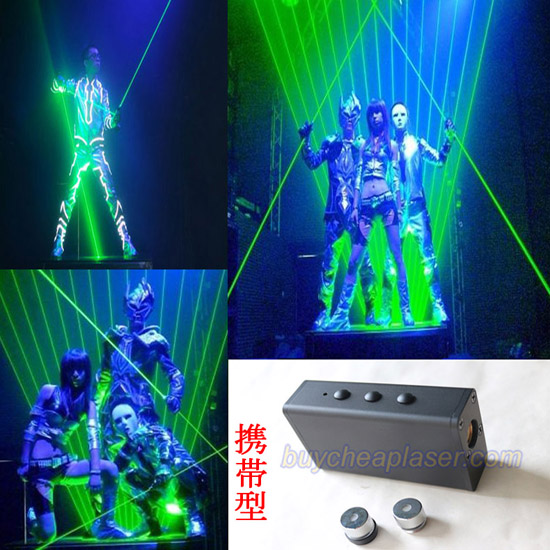  532 nm ミニデュアル方向グリーンレーザー剣 
