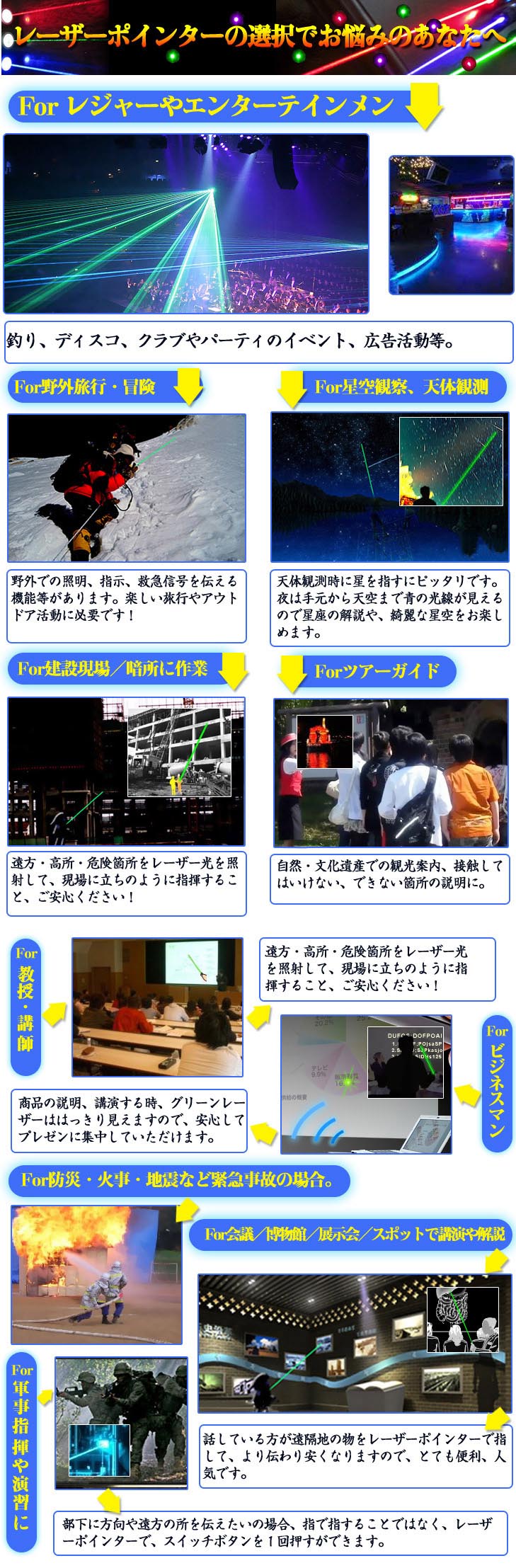 高精度2000mw超強出力レーザーポインター　点火可能　防水防塵