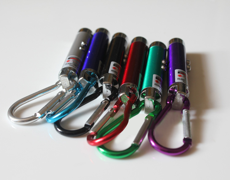 3in1超小型LEDライト付きレーザーポインター5mw